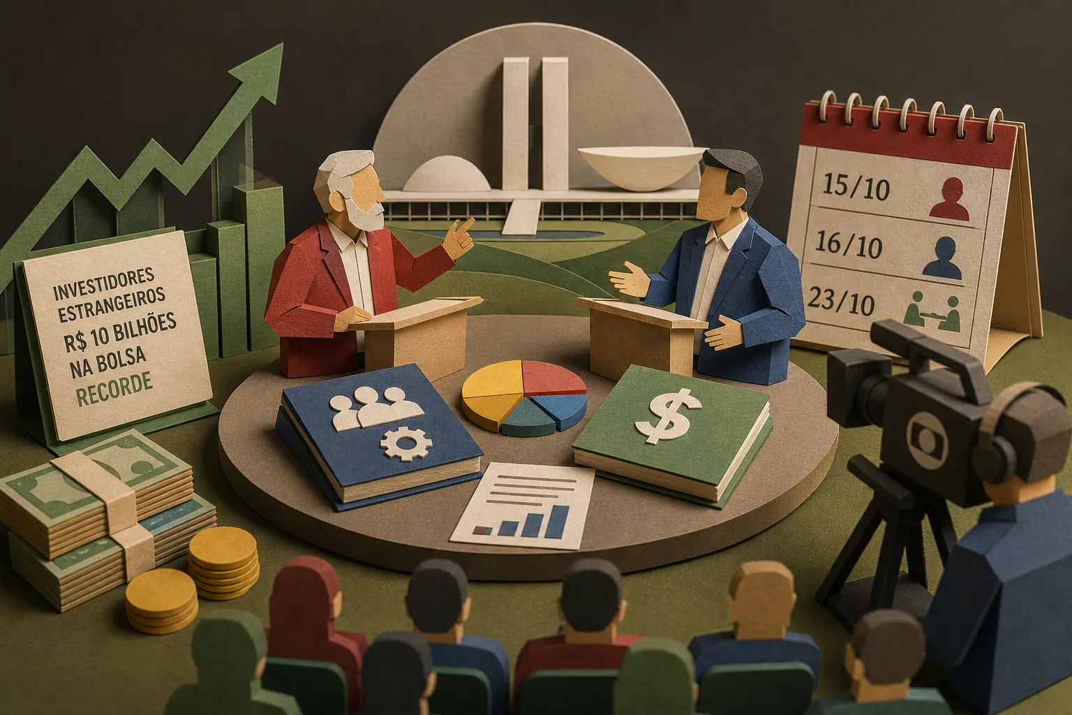 Candidatos ao Planalto debatem reformas trabalhista e tributária