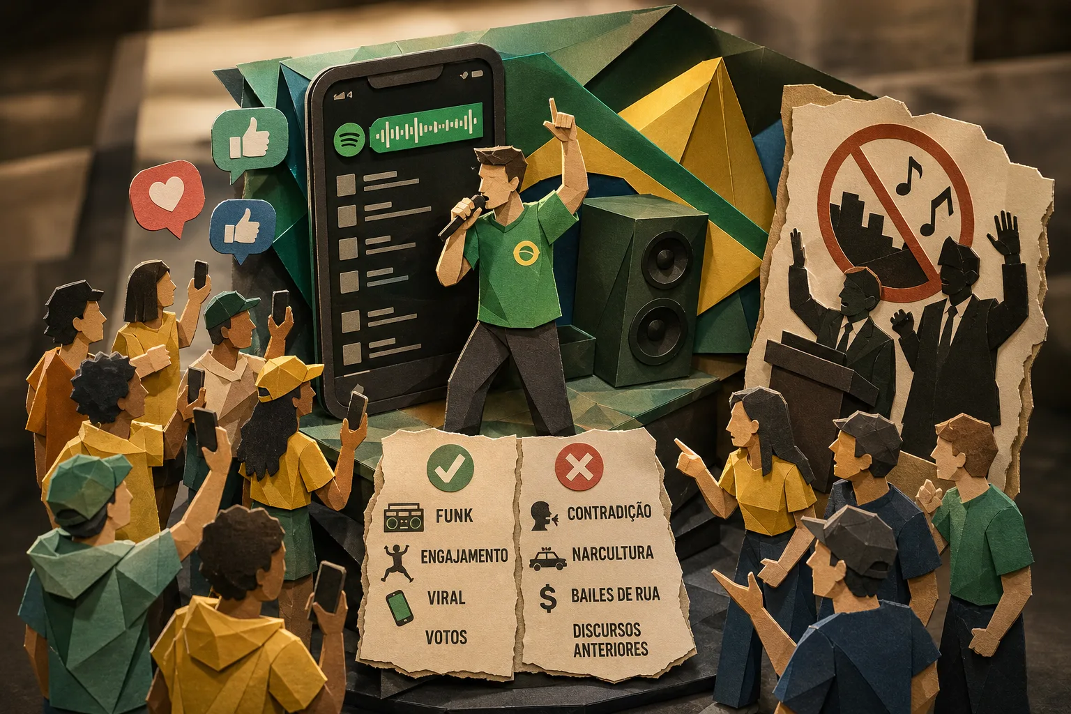 Candidatos de direita usam funk para atrair jovens e recebem críticas por contradição