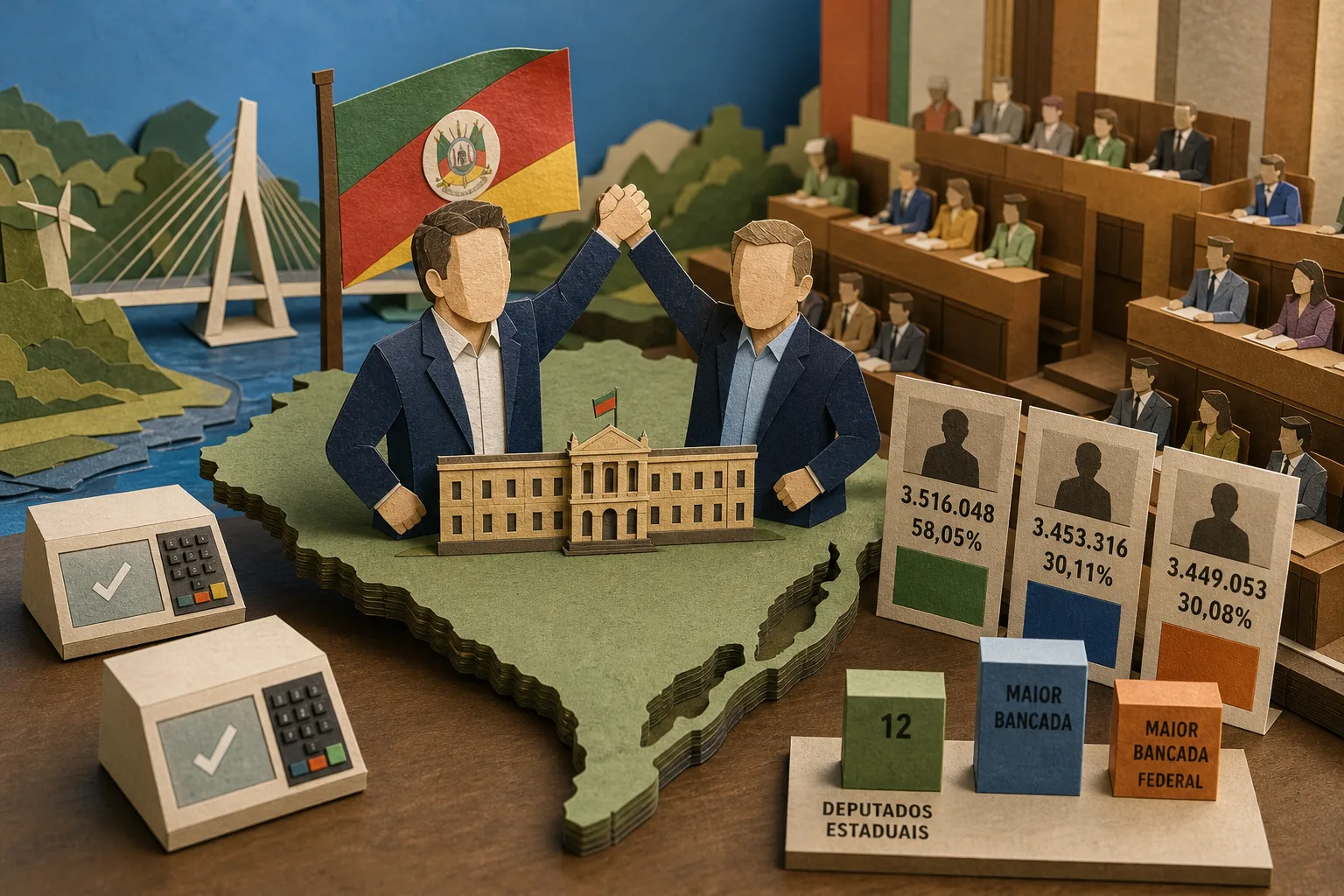 Candidatos do PL ao governo e Senado registram votações próximas no Rio Grande do Sul