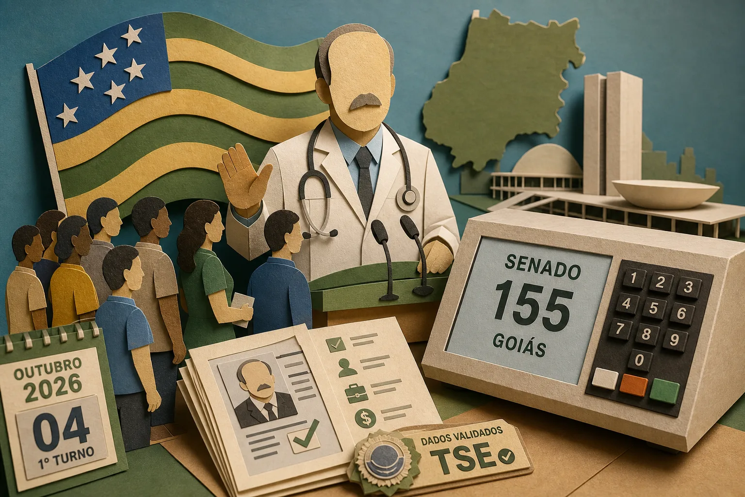 Candidatura de Dr. Zacharias Calil ao Senado por Goiás terá 155 na urna