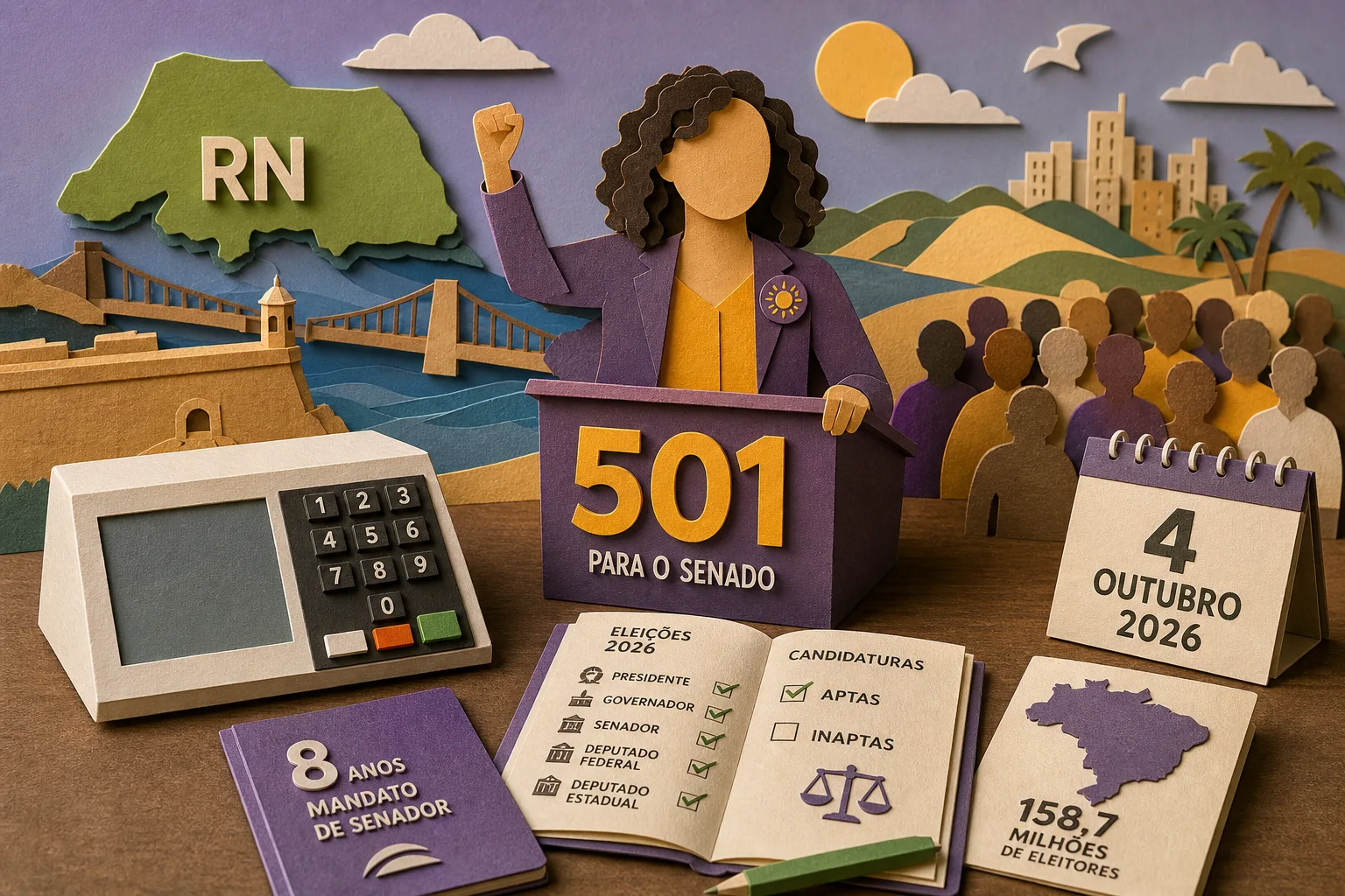 Candidatura de Sonia Godeiro ao Senado pelo RN terá o número 501 nas urnas