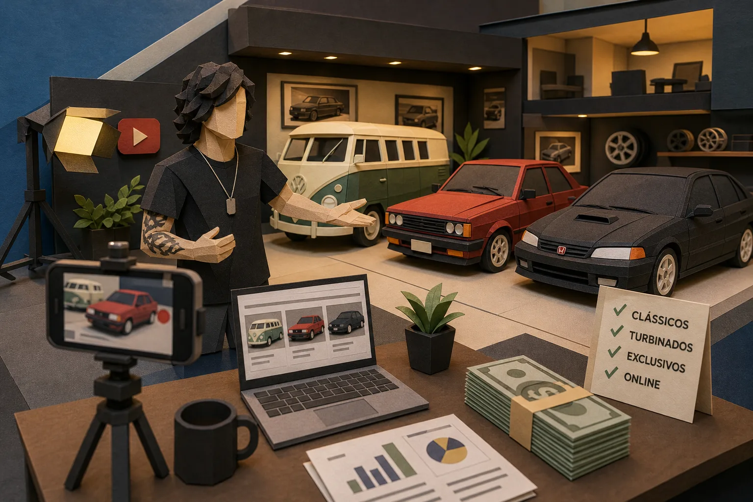 Cantor Fiuk amplia negócio automotivo com novo espaço dedicado a modelos exclusivos