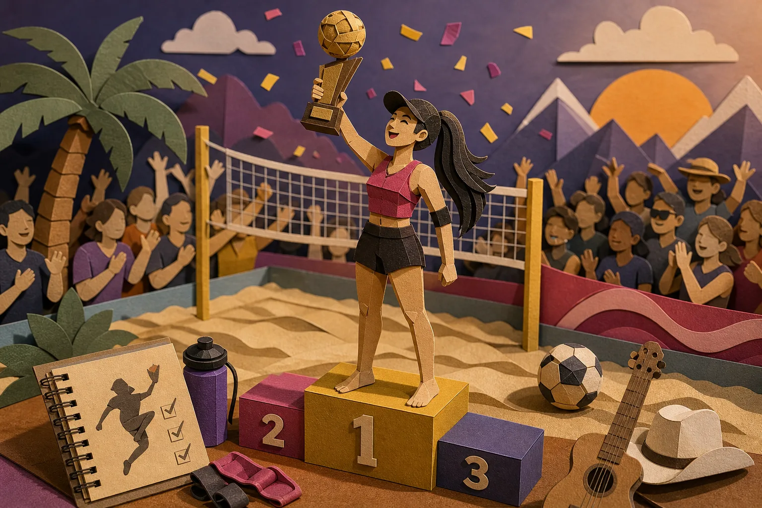 Cantora Ana Castela é campeã do torneio de futevôlei Open da Boiadeira