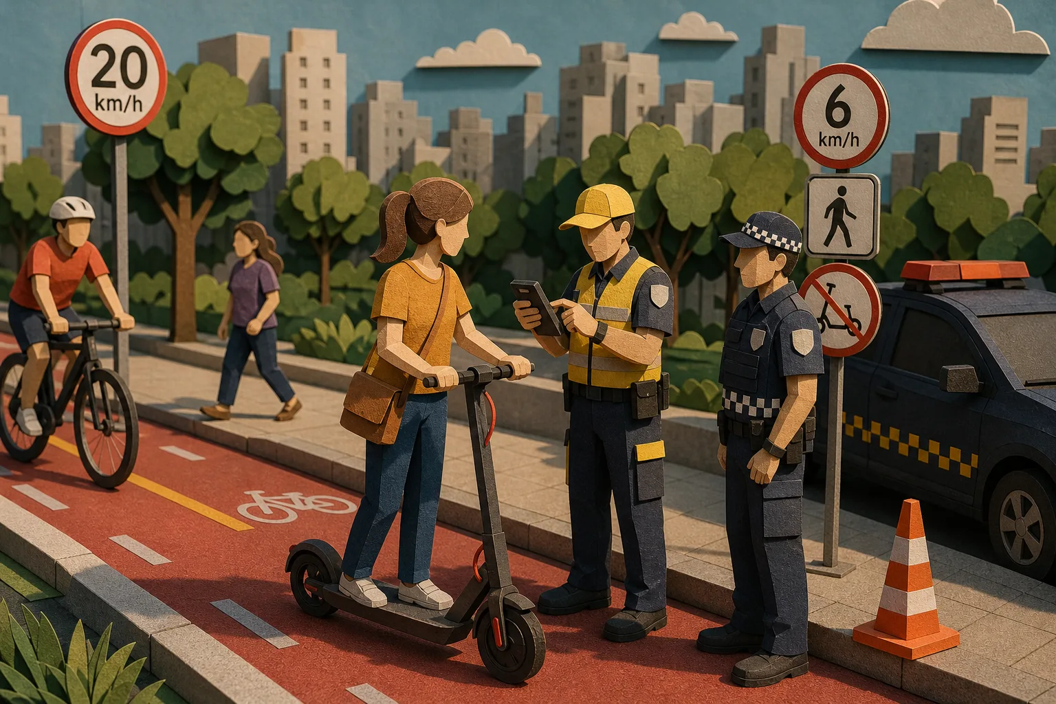Capital paulista inicia autuações a usuários de bicicletas e patinetes elétricos