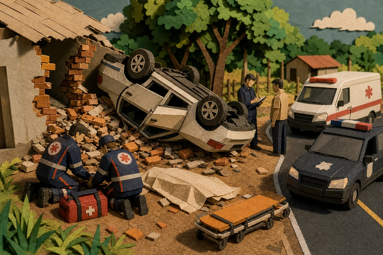 Capotamento de automóvel resulta na morte de duas pessoas na rodovia PA-320