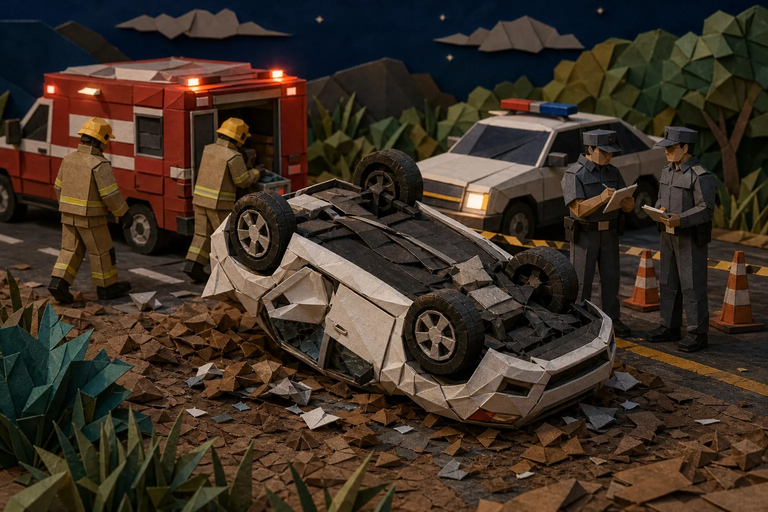 Capotamento de carro mata jovem de Anápolis e parlamentar em Mato Grosso