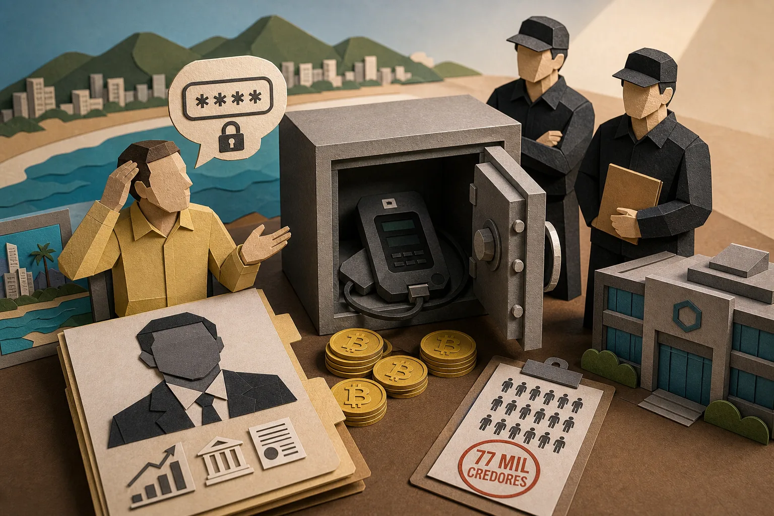 Carteira com criptomoedas de Glaidson segue inacessível sob guarda da PF
