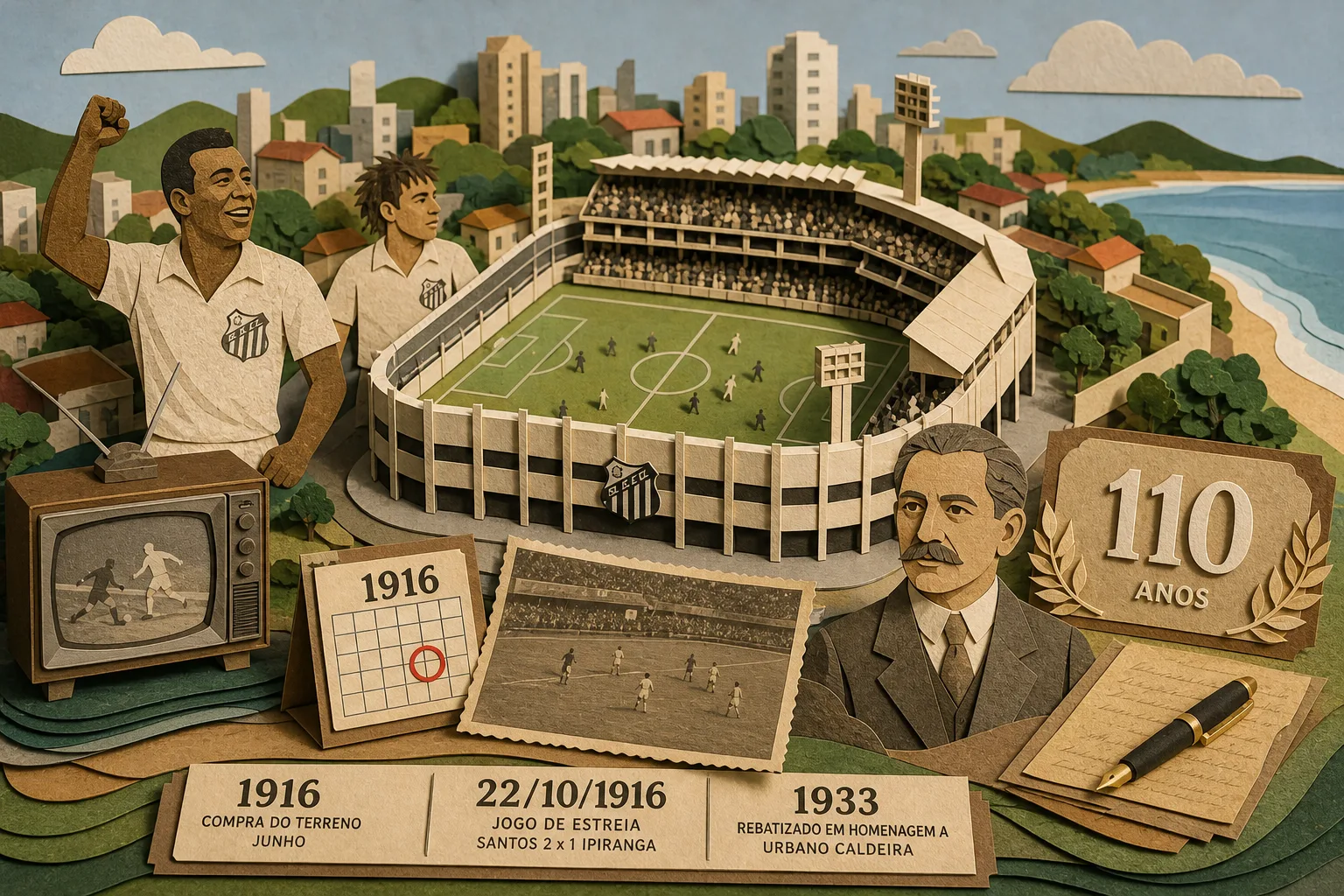 Casa histórica do Santos, Estádio Urbano Caldeira celebra 110 anos de fundação
