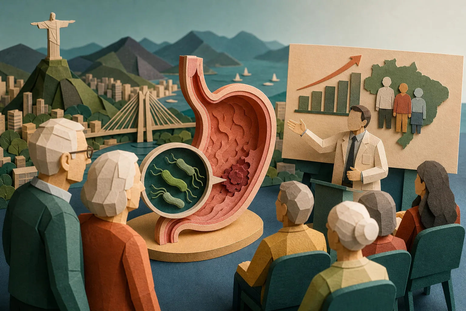 Casos de tumor de estômago podem ultrapassar 40 mil por ano no Brasil até 2050