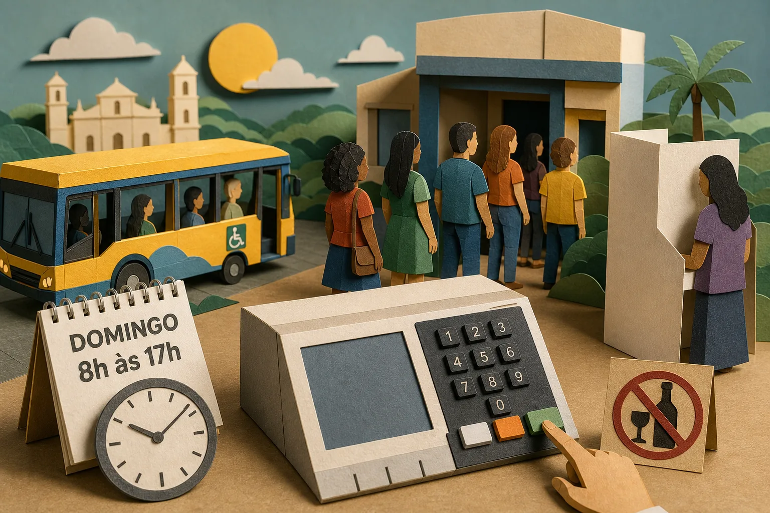 Ceará tem cerca de 7 milhões de cidadãos habilitados a votar neste domingo