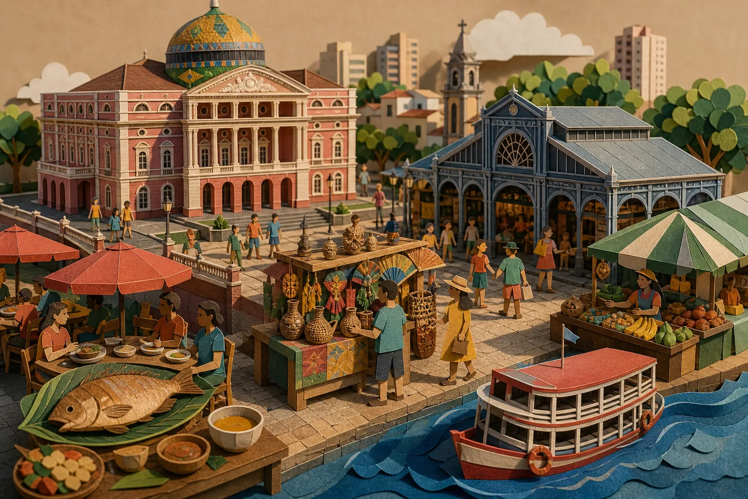 Centro Histórico de Manaus reúne opções culturais e de lazer nos 357 anos da capital