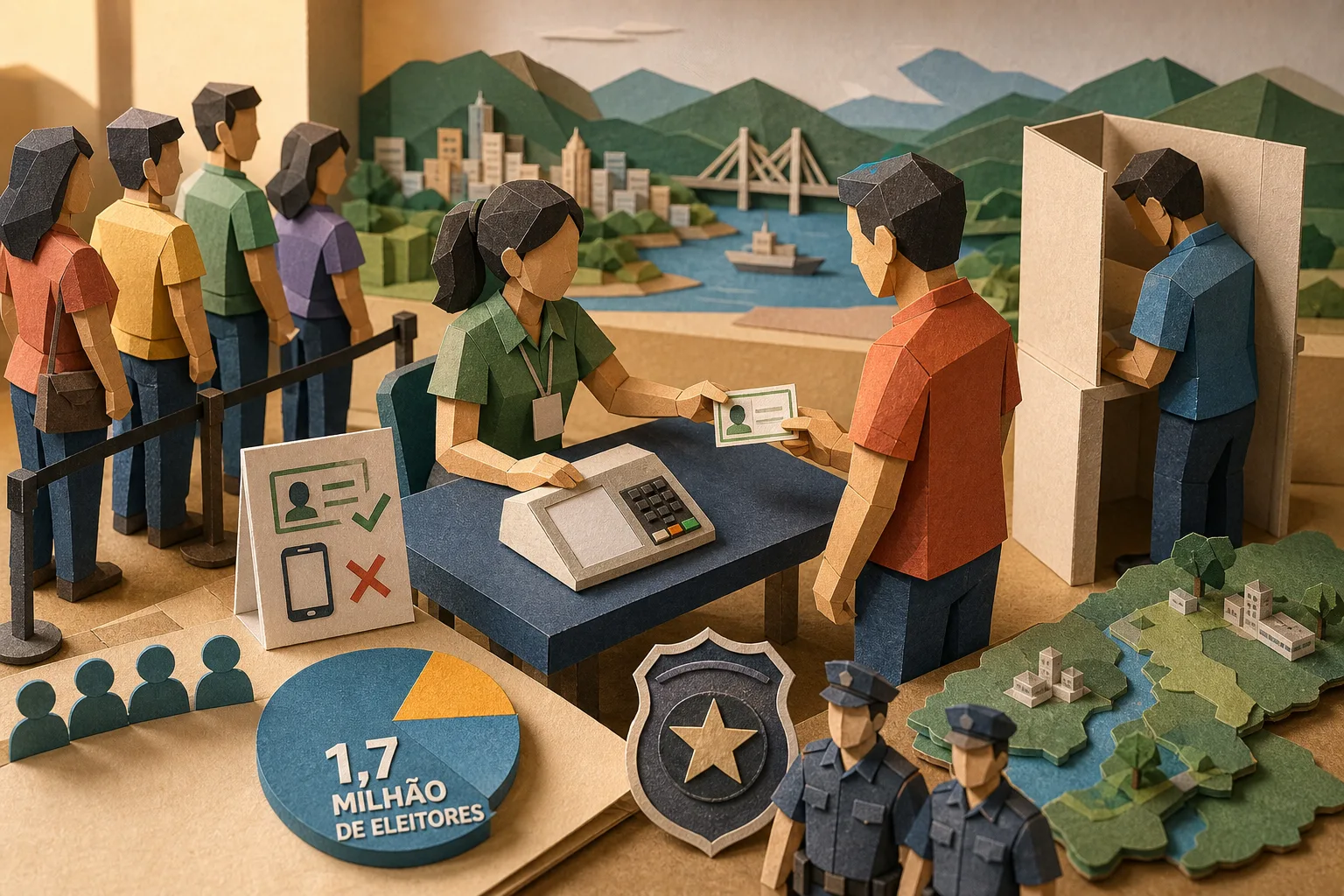 Cerca de 1,7 milhão de eleitores votam na Baixada Santista e no Vale