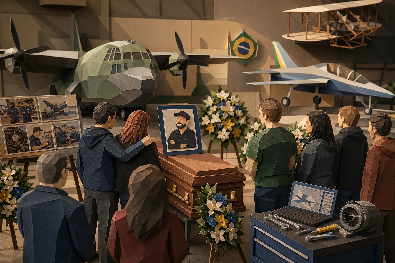 Cerimônia no Museu Aeroespacial marca despedida do especialista Lito Sousa