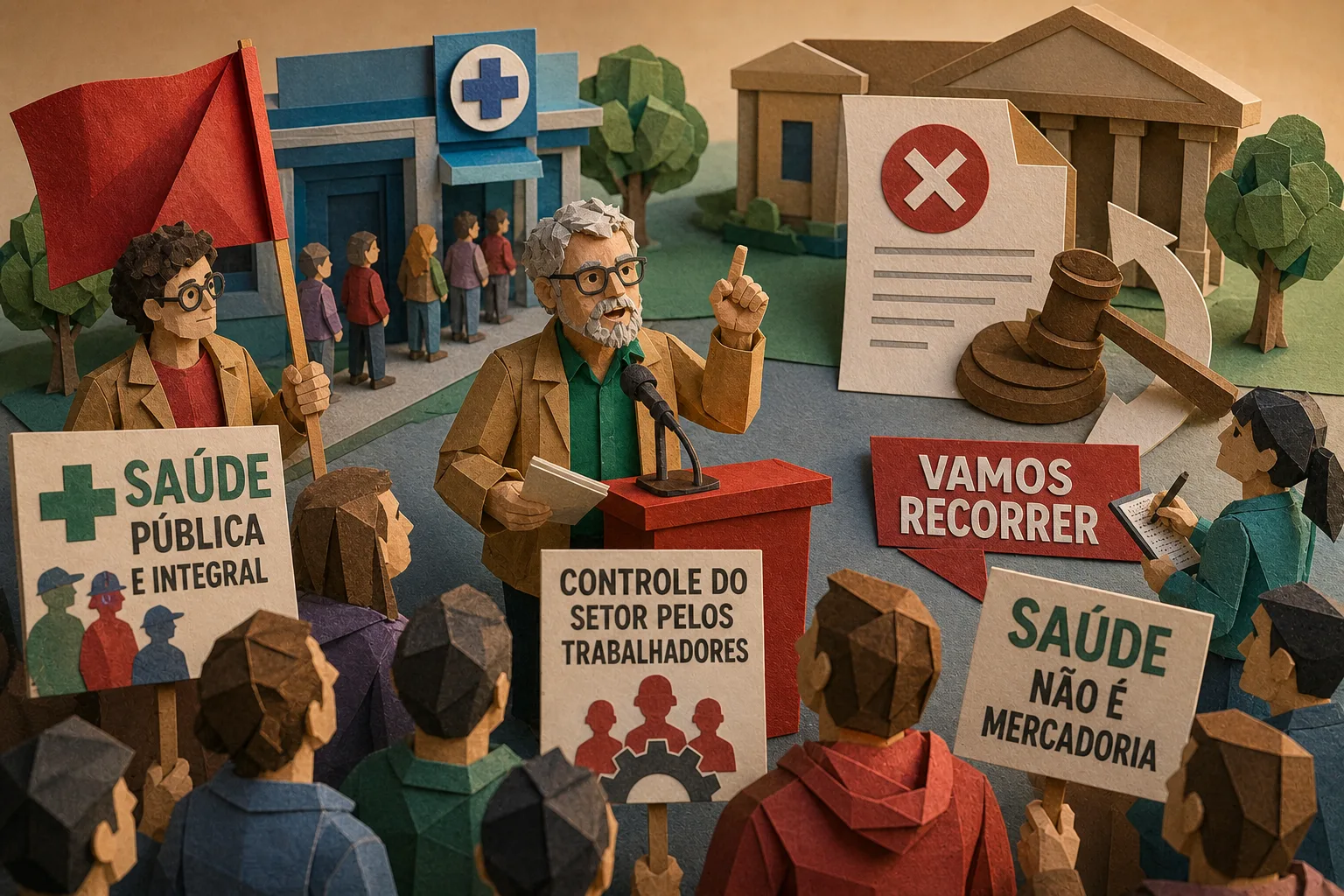 Cesar Pontes defende saúde pública integral e controle do setor pelos trabalhadores