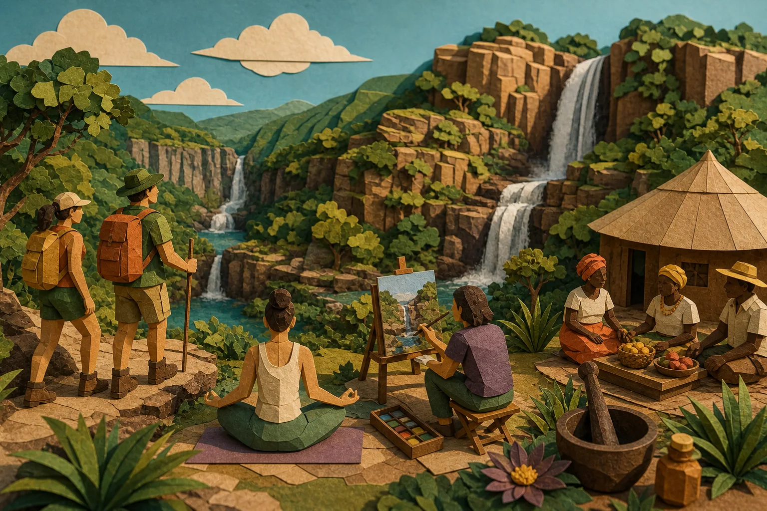 Chapada dos Veadeiros atrai artistas com centenas de cachoeiras e sossego em Goiás