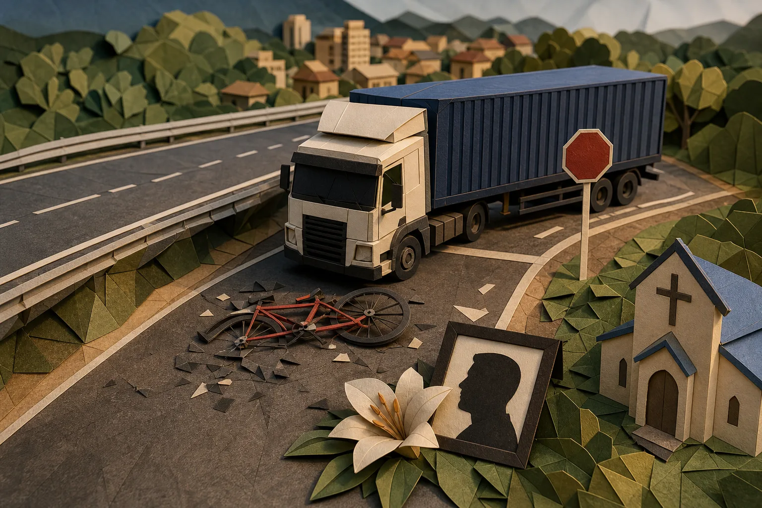 Ciclista de 59 anos morre atropelado por carreta na Via Dutra em Barra Mansa