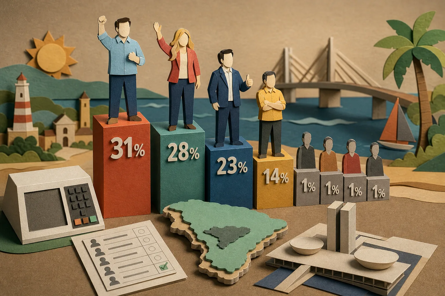 Cid Gomes e Luizianne Lins dividem a liderança em pesquisa para o Senado no Ceará