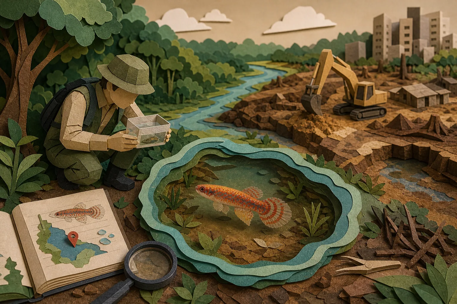 Cientistas identificam no Amapá nova espécie de peixe já sob ameaça de extinção