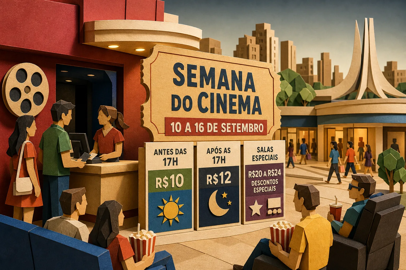 Cinemas da capital goiana têm ingressos mais baratos de 10 a 16 de setembro