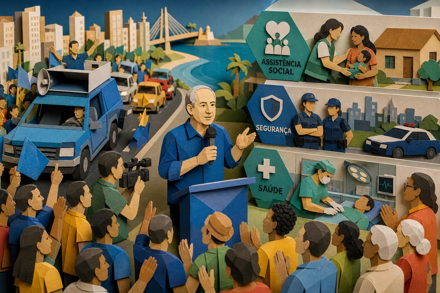 Ciro Gomes apresenta projetos sociais e encerra campanha ao governo do Ceará