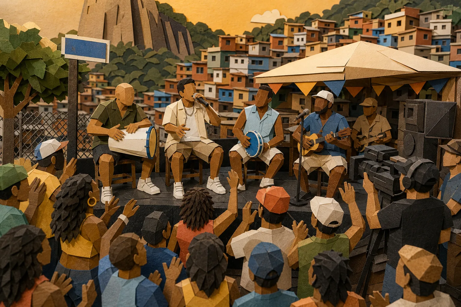 Clareou reúne convidados na Rocinha para gravação de novo projeto ao vivo