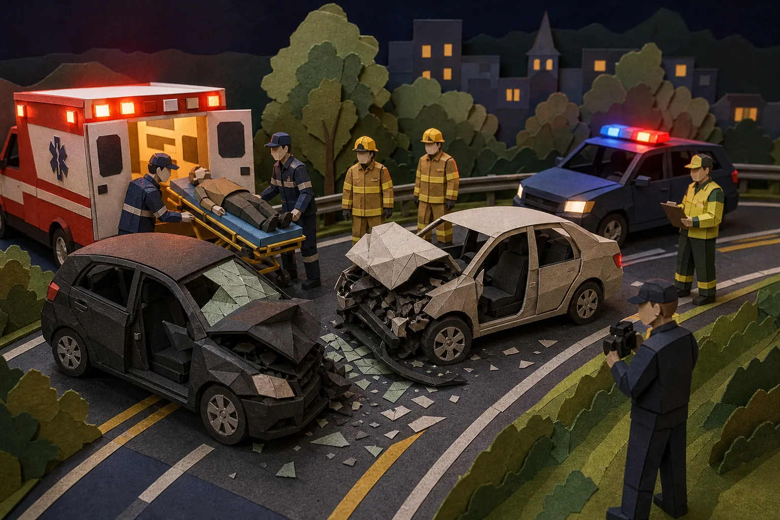 Colisão entre automóveis causa duas mortes e deixa condutores feridos em Blumenau