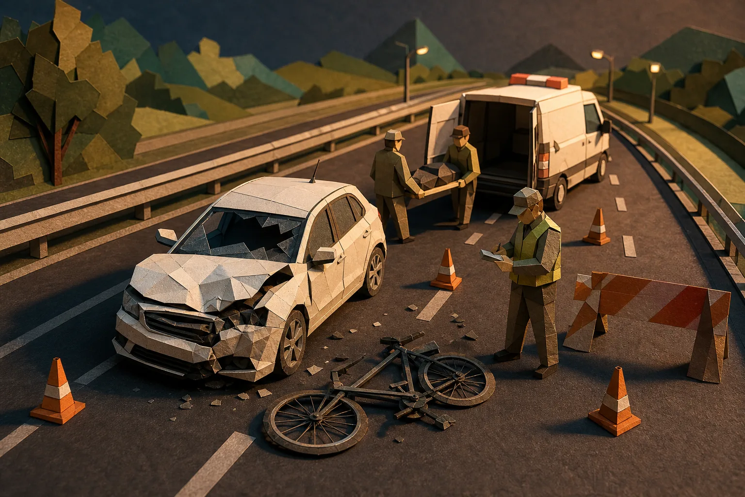 Colisão entre automóvel e bicicleta causa morte na rodovia Raposo Tavares