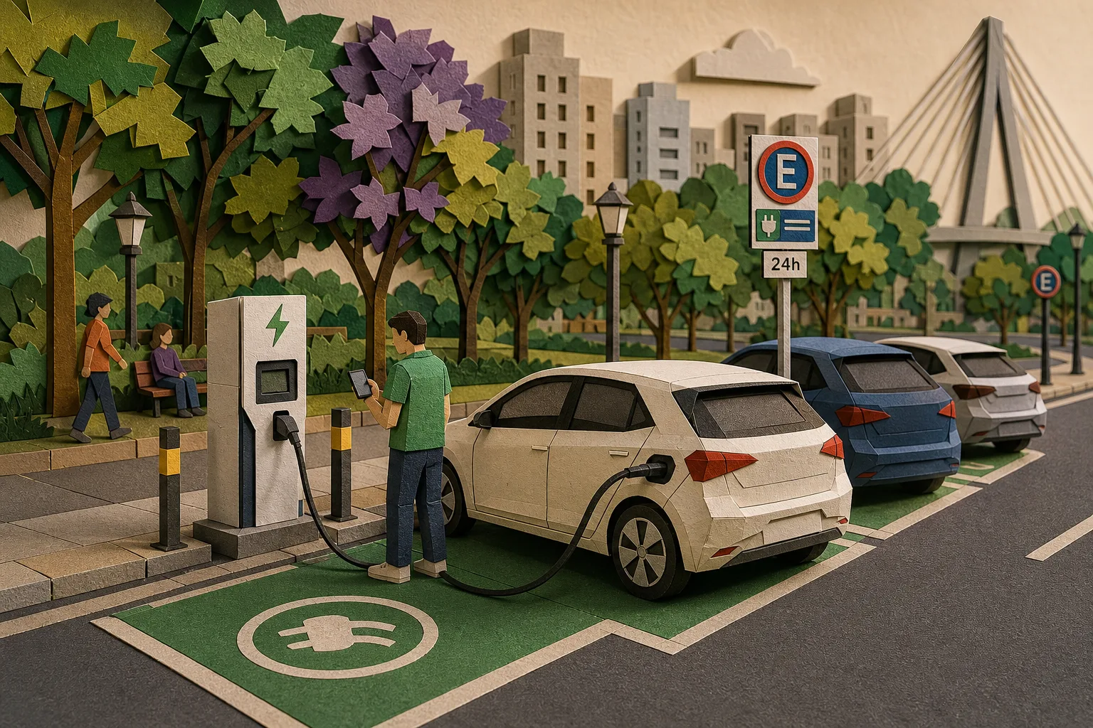 Com alta na frota elétrica, São José dos Campos oferece postos públicos de recarga