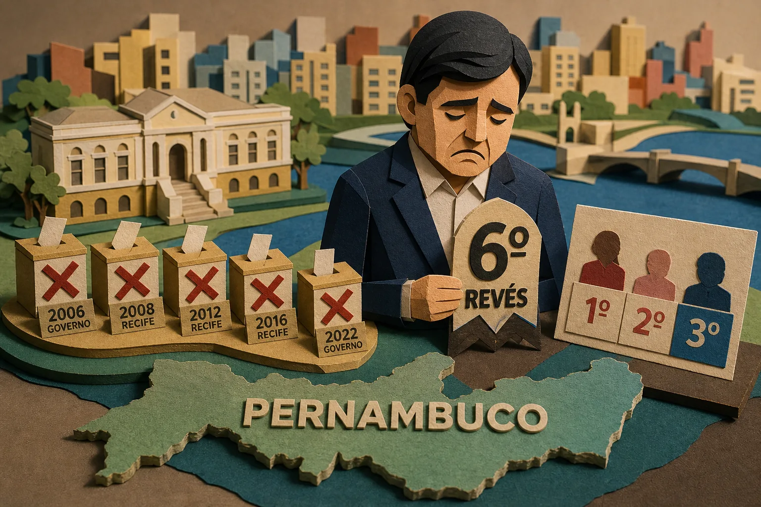 Com disputa ao Senado, Mendonça Filho atinge sexto revés majoritário em Pernambuco