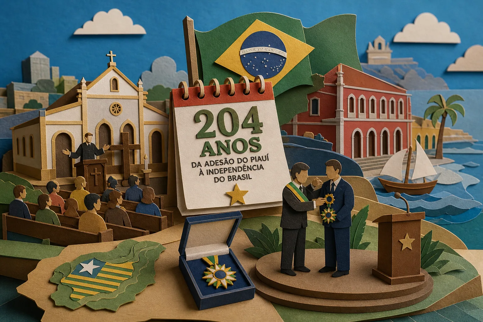 Comemorações dos 204 anos da adesão do Piauí à Independência começam nesta terça