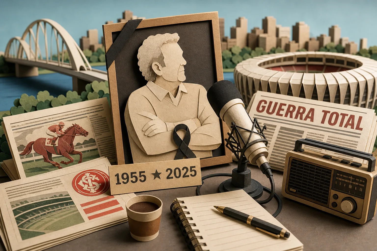 Comentarista esportivo Adroaldo Guerra Filho falece aos 70 anos na capital gaúcha
