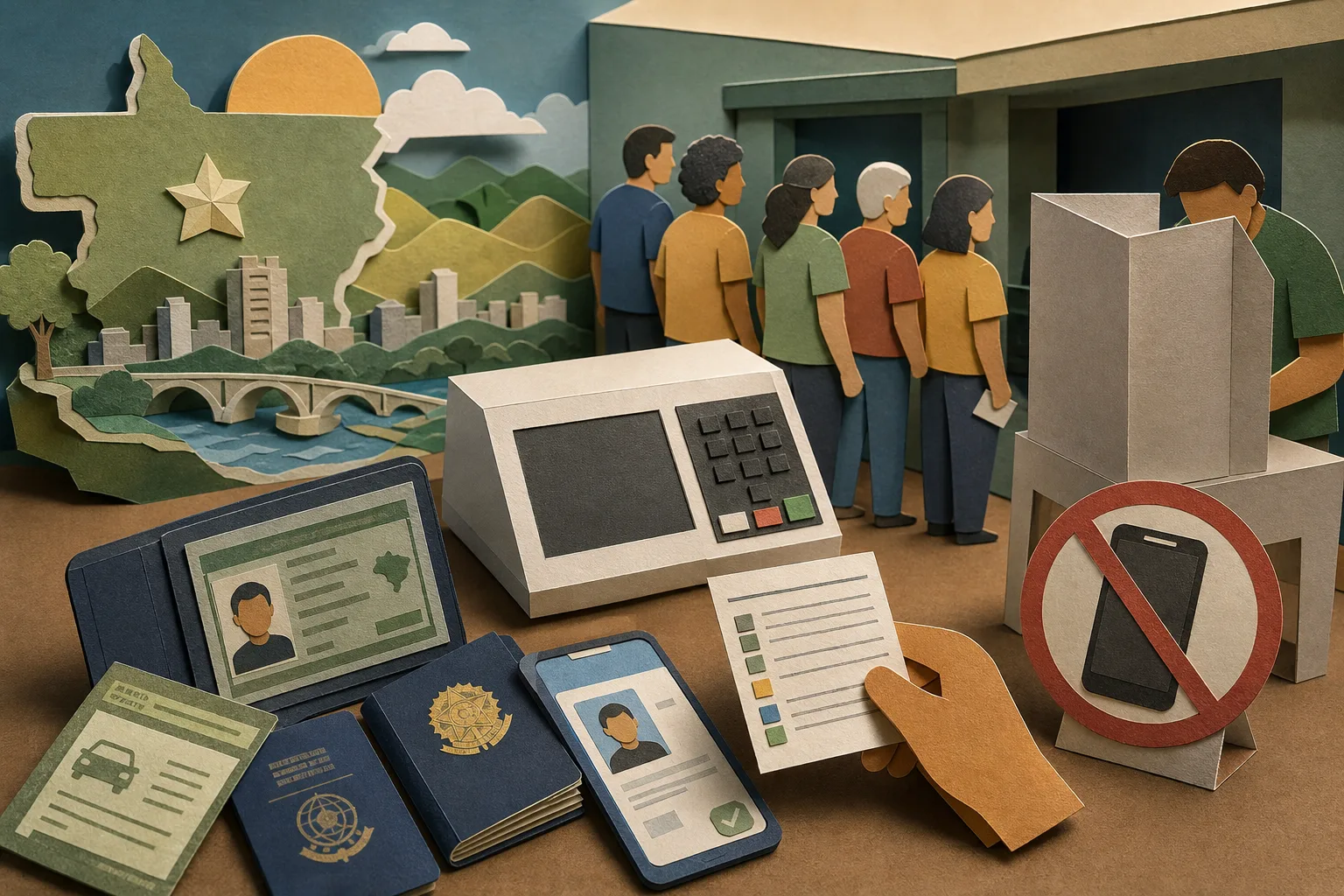 Confira documentos exigidos e orientações gerais para o dia da votação em Mato Grosso