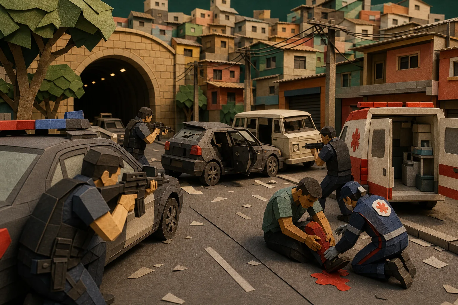 Confronto entre policiais e criminosos deixa pedestre ferido no Centro do Rio