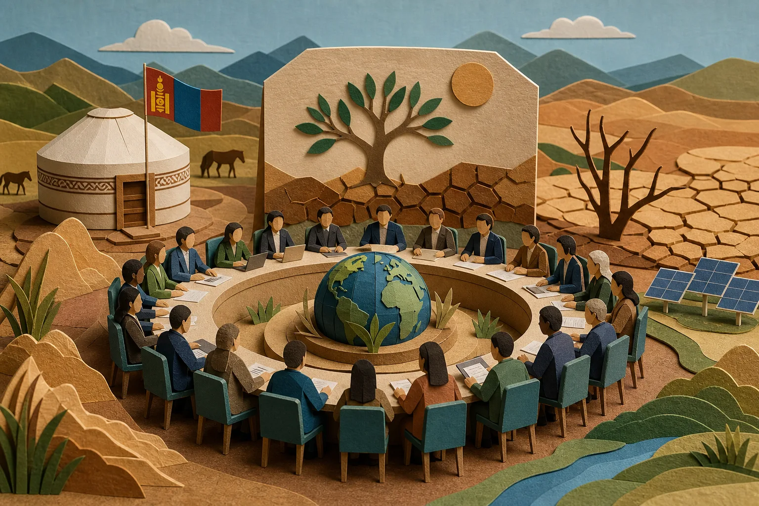 COP17 reúne delegações na Mongólia para debater ações contra a desertificação