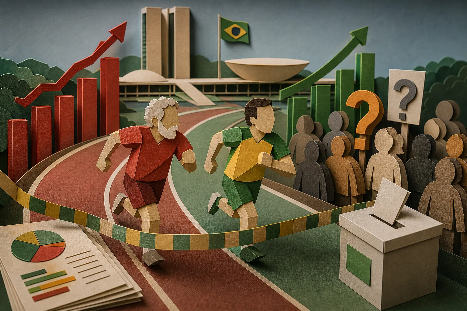 Corrida eleitoral chega à reta final com disputa acirrada entre Lula e Flávio Bolsonaro