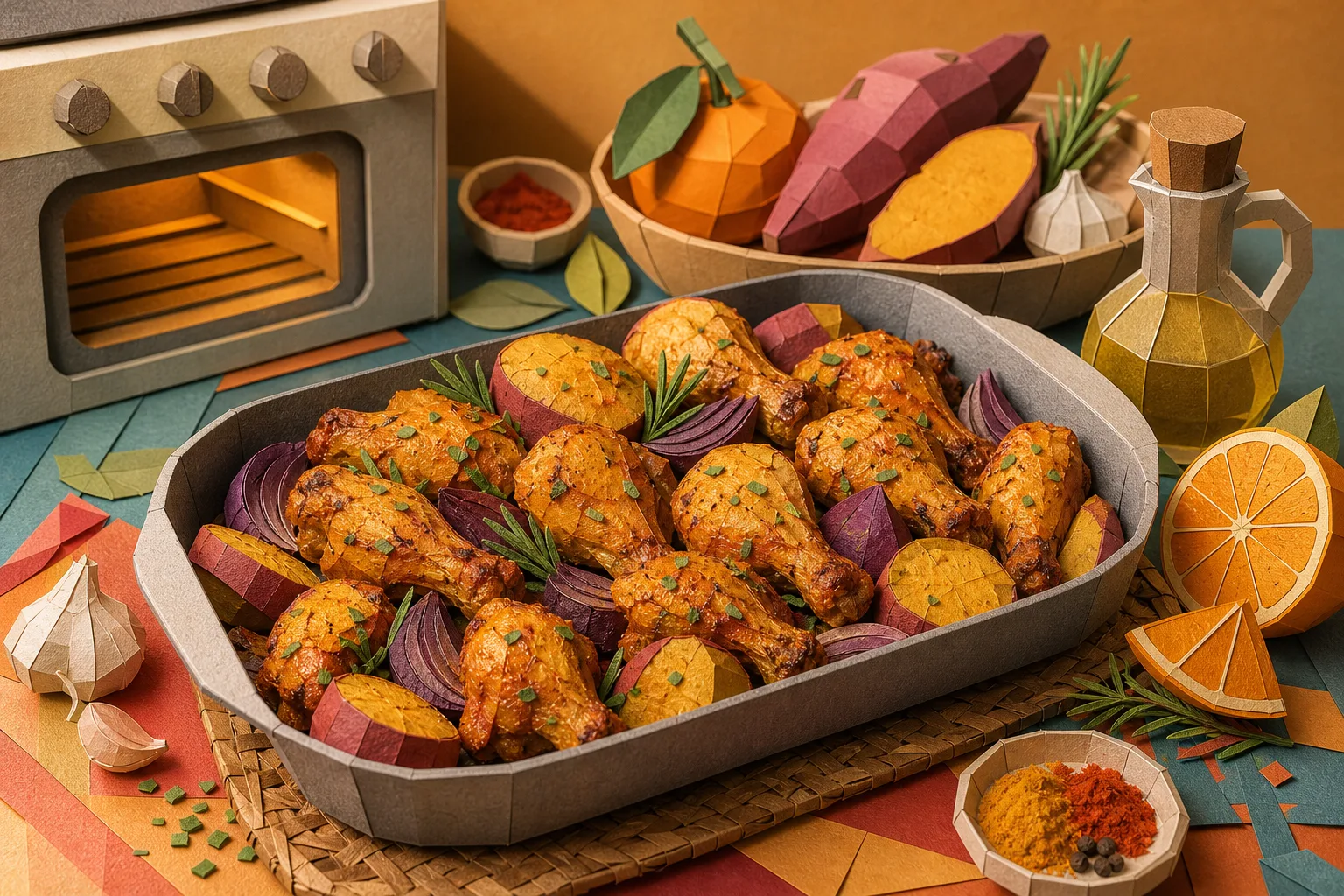 Coxinha da asa assada com batata-doce ganha tempero especial de laranja e ervas