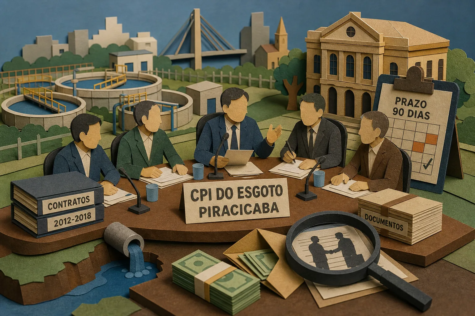 CPI do esgoto em Piracicaba inicia trabalhos para apurar suspeitas de corrupção