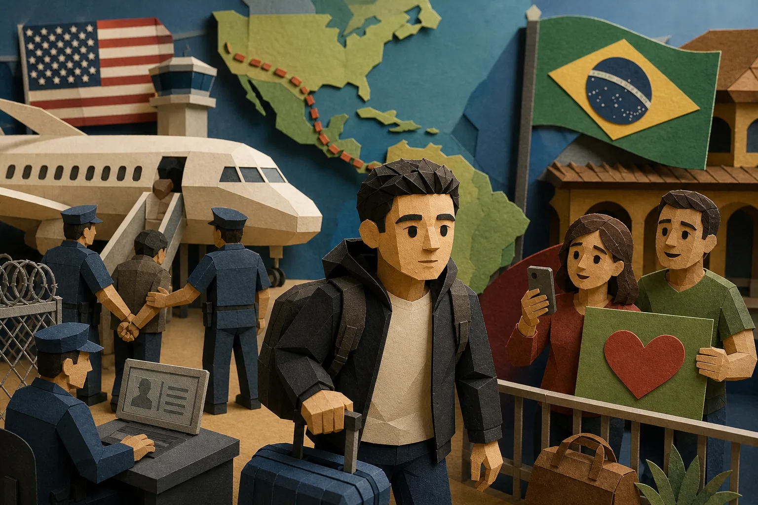 Criador de conteúdo de Goiás volta ao país após tentativa de entrada ilegal nos EUA