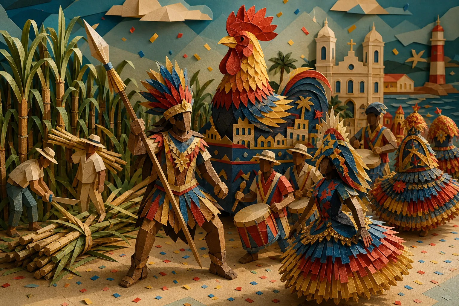 Cultura dos canaviais e maracatu de baque solto inspiram cortejo festivo em 2027