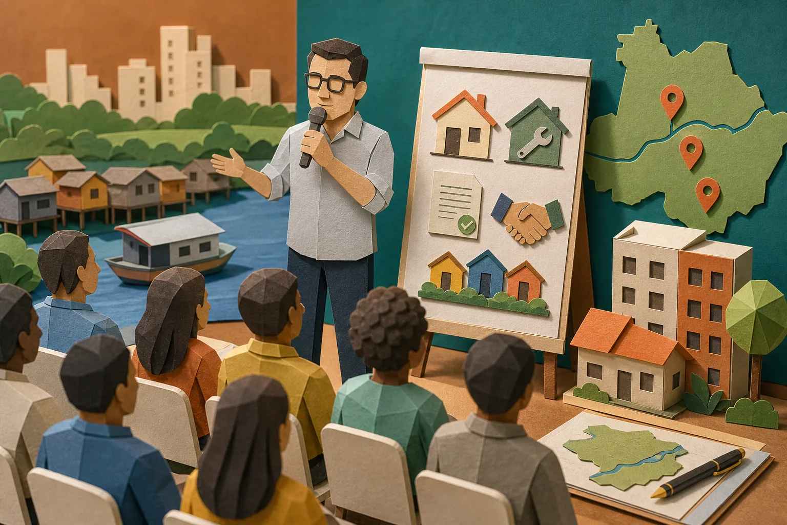 David Almeida apresenta plano para ampliar moradias populares no Amazonas