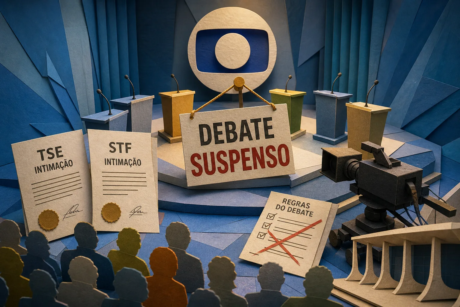 Debate eleitoral entre presidenciáveis é suspenso após decisões judiciais