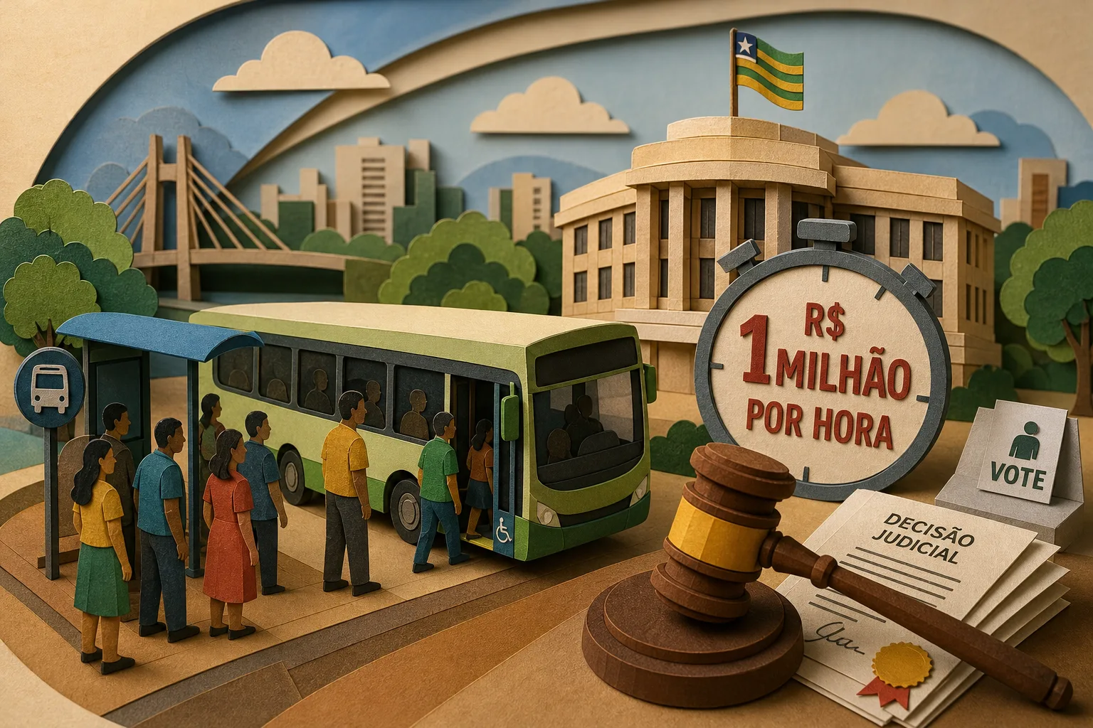 Decisão judicial obriga Teresina a operar transporte público com capacidade máxima