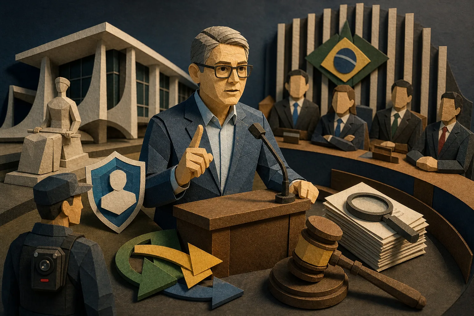Delegado Alessandro defende independência do Senado e confirma apoio a Caiado