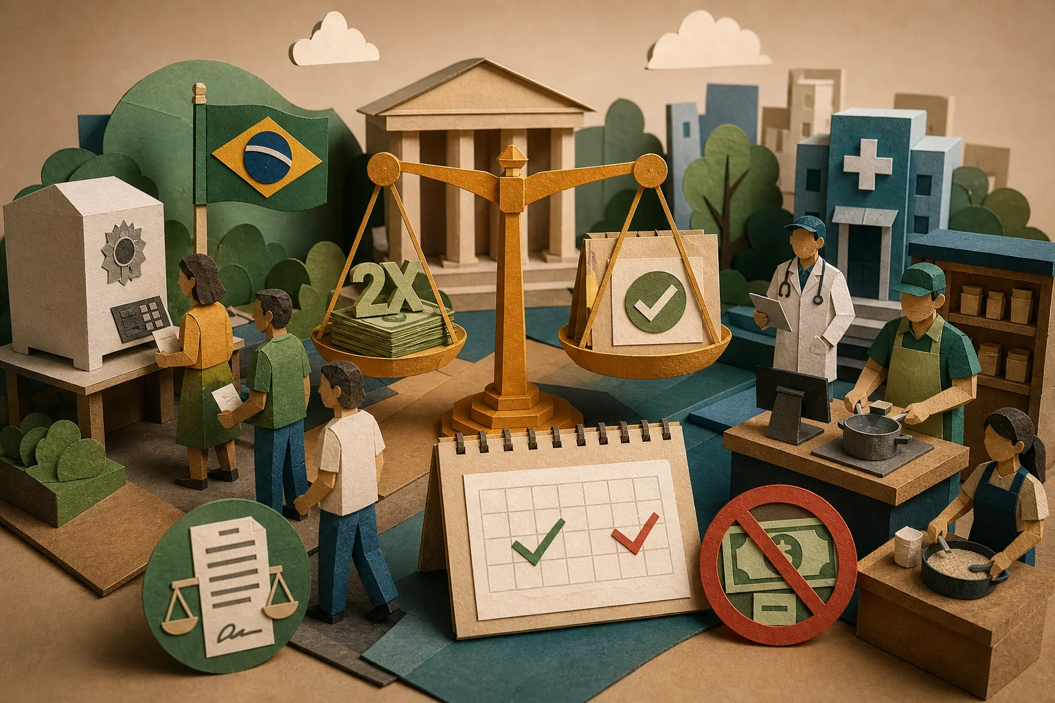 Dias de eleição são feriados e impõem pagamento dobrado ou folga compensatória