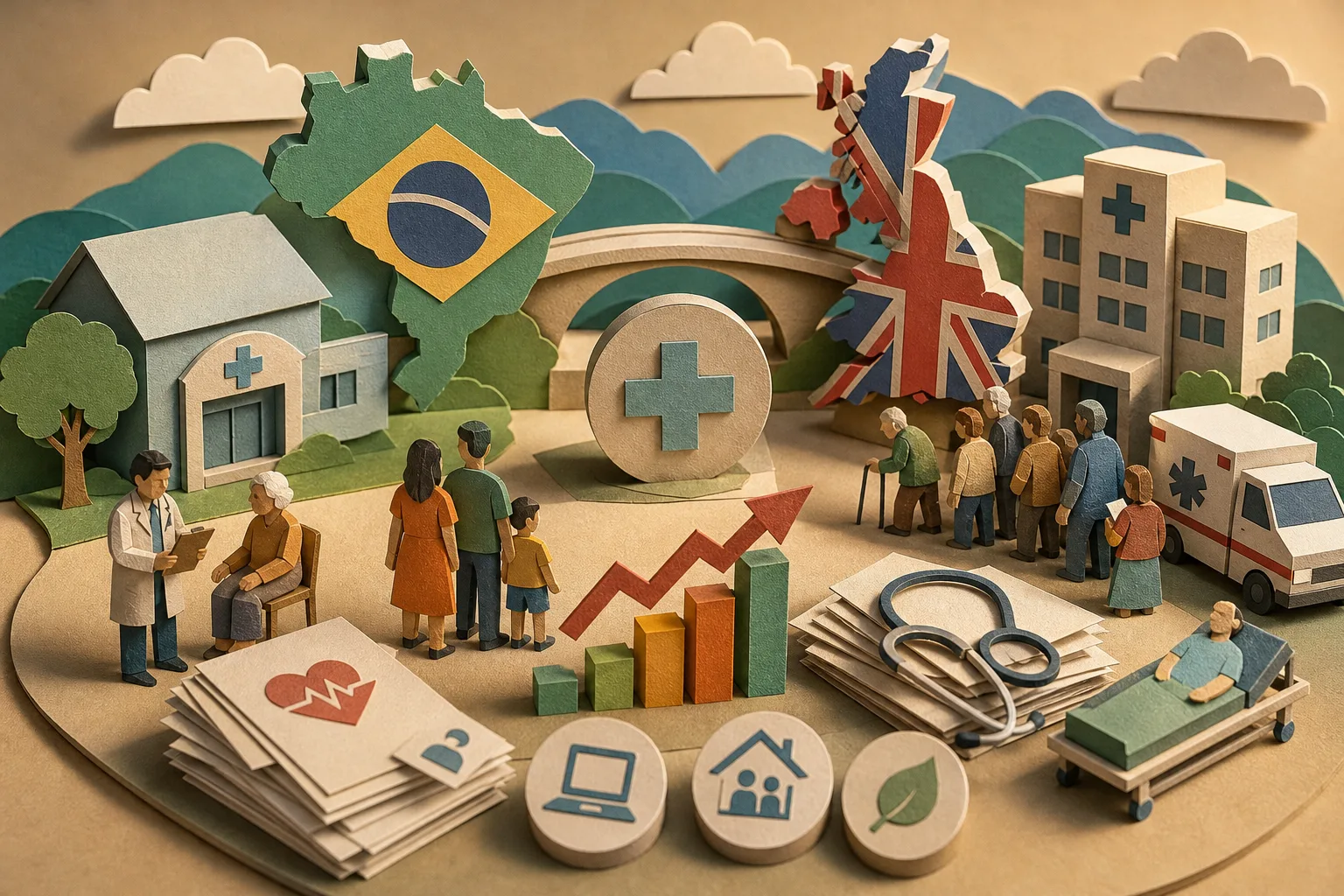 Dificuldades na saúde pública britânica trazem lições para aprimorar o SUS
