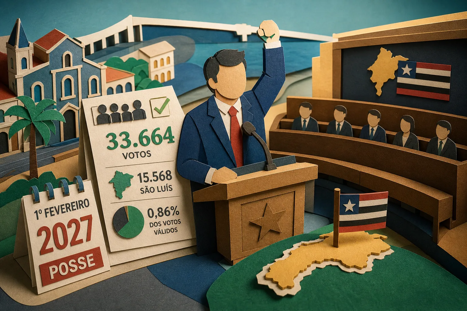 Dino do Aldenora Belo garante primeiro mandato na Assembleia do Maranhão