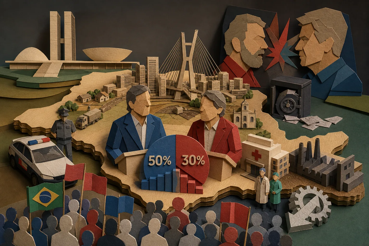 Disputa ao governo de SP entre Tarcísio e Haddad tem cenário estável nas pesquisas