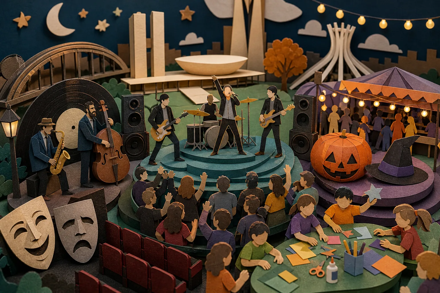 Distrito Federal reúne tributos musicais, peças de teatro e festas temáticas