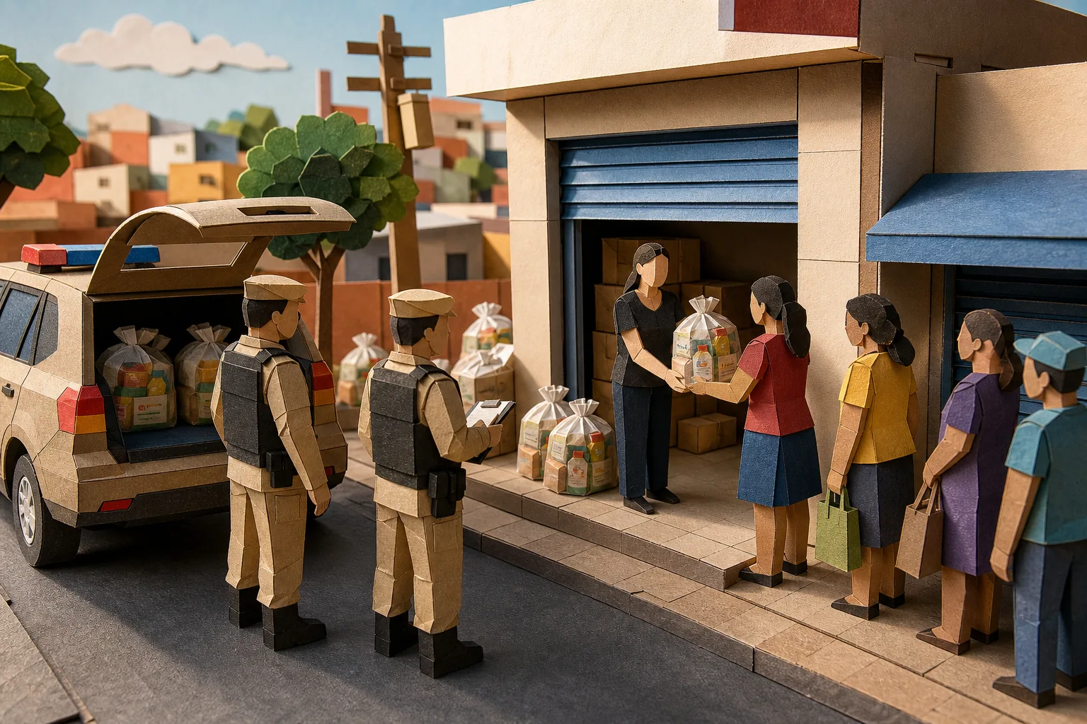 Doação de alimentos sob suspeita de compra de votos é interceptada pela PM em Brumado