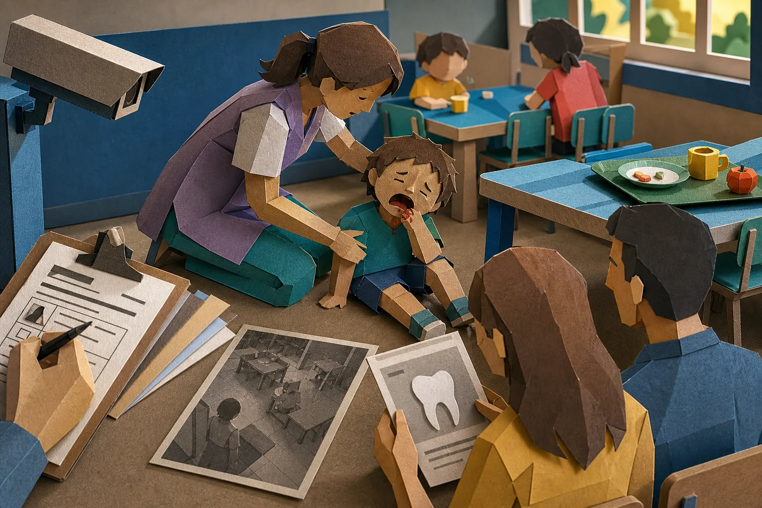 Docente é denunciada após menino de 3 anos sofrer corte na boca em Peruíbe